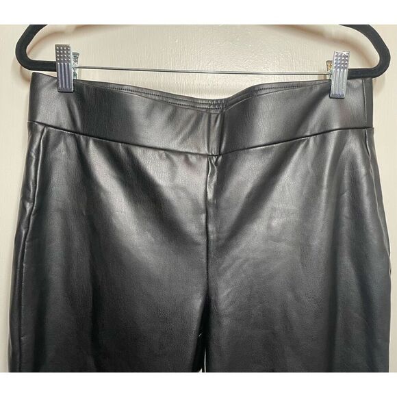 Loft Faux Leather Leggings Black size M NWOT - Picture 6 of 14